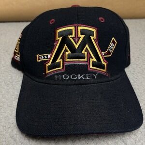 Vintage University of Minnesota Gophers Hockey Hat Cap Wool 7 1/2 Zephyr Graf-X